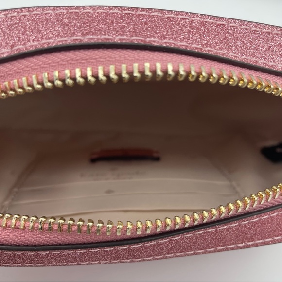 Kate Spade Pink Glimmer Oval Crossbody Camera Bag NWT - Picture 3 of 4